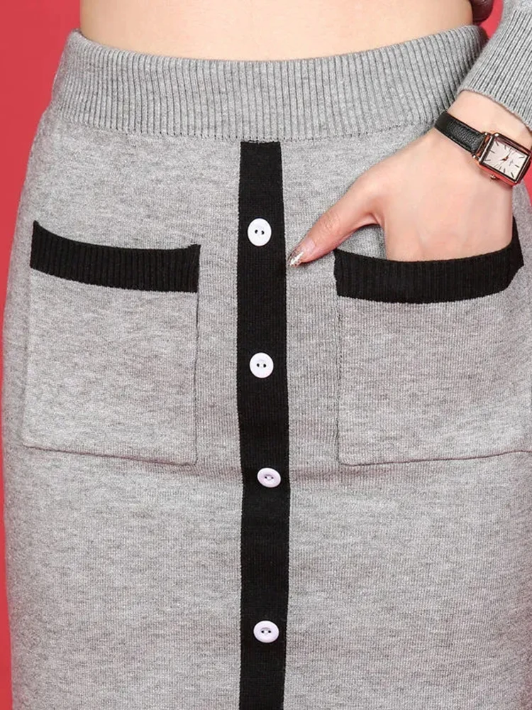 Элегантный женский клетчатый жилет комплект из 2 предметов корейский тонкий