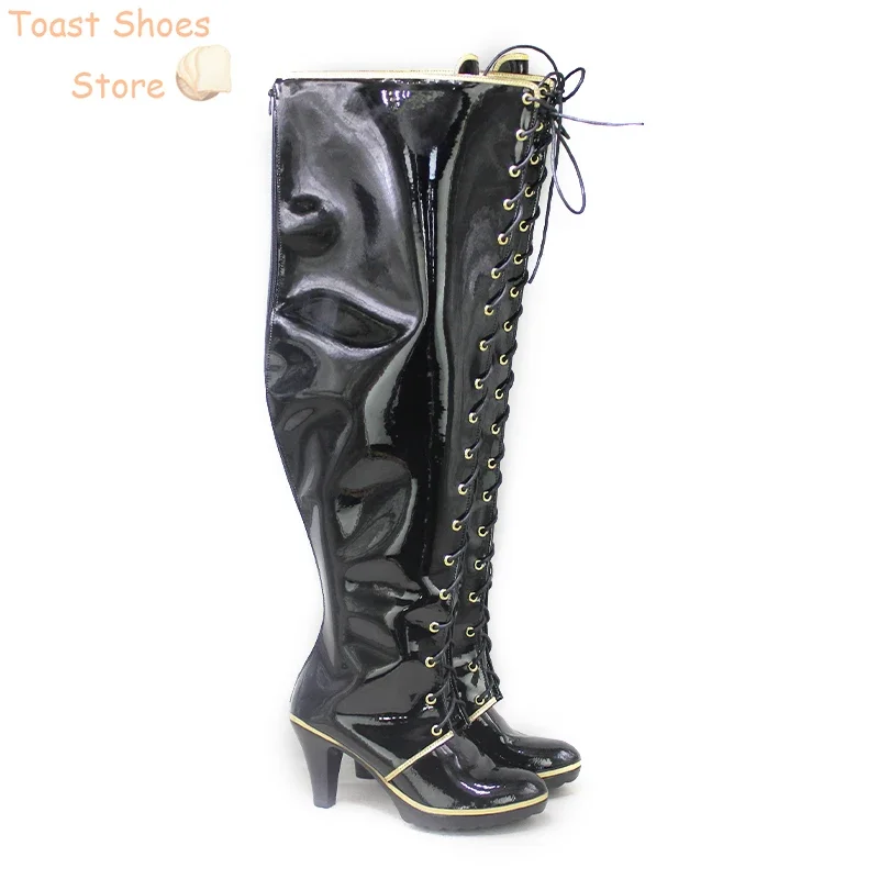 Обувь для косплея Honjou Nia из искусственной кожи реквизит аниме дата прямая