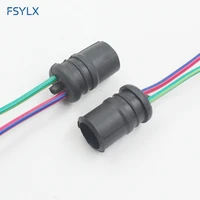 fsylx led t10 socket t15 501 t10 bulb holder adapters cable socket connector car t10 w5w led width side marker light t10 socket