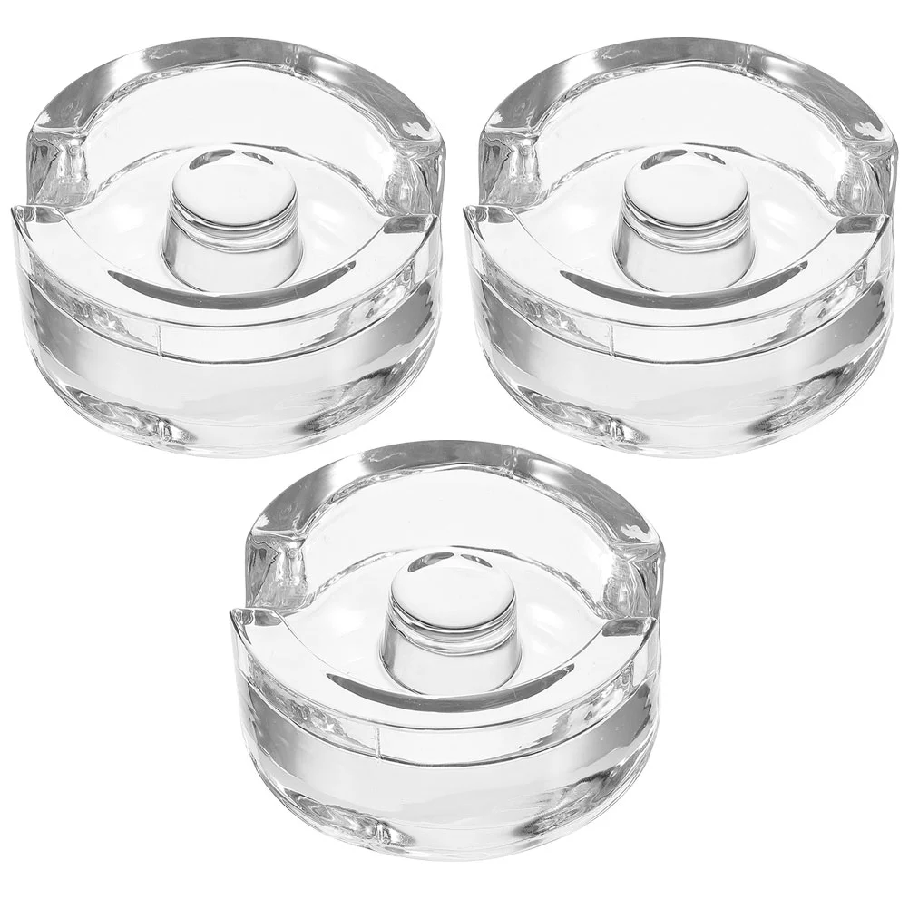 

3pcs Glass Fermentation Weights with Grip Handle Fermented Food Weight Lids