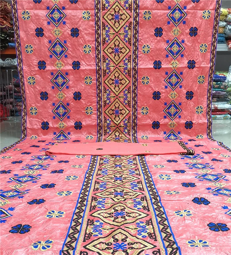 Bazin ткань африканская brode autriche \ coton 2020 атику Базен brodé бассейна riche высокое quality5yard |