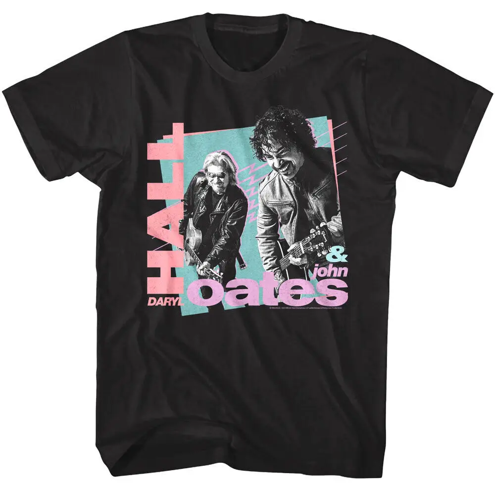 Мужская футболка Hall Oates Essential Hit Дэрил Джон поп Дуо Музыкальный концерт