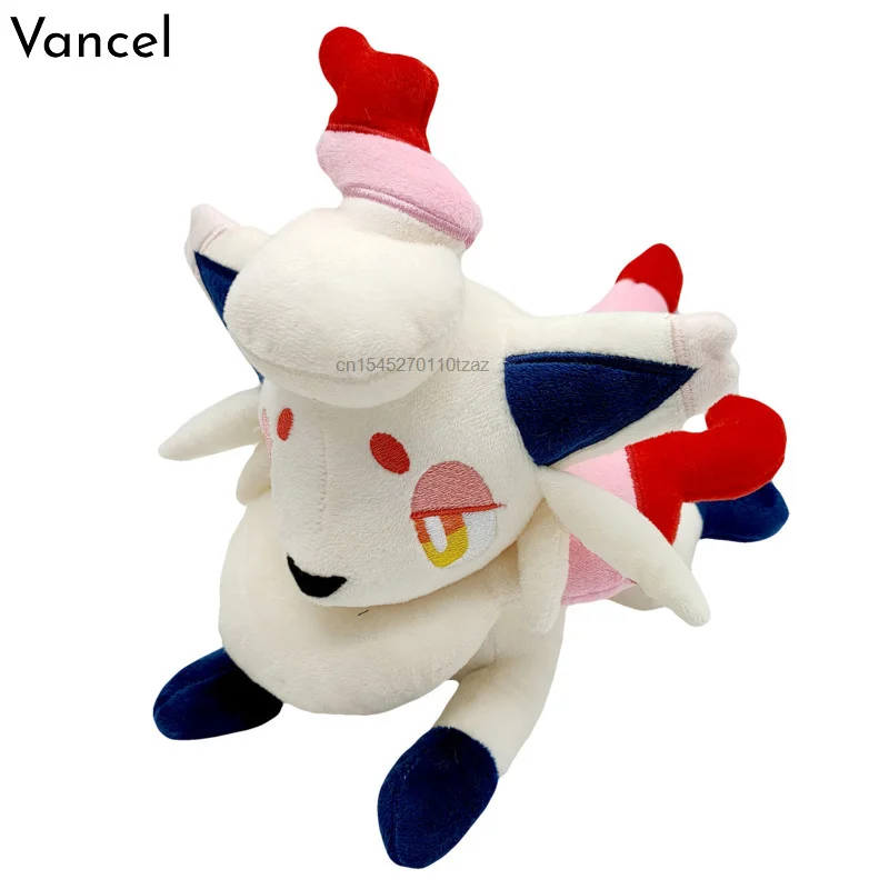 

28cm Pokemon Arceus Plush Toy Cartoon Hisuian Zorua Plushies White Fox Anime Stuffed Doll For Children Kids Birthday Gift