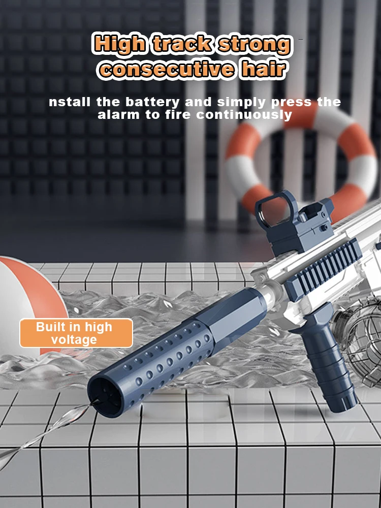 M416 Водяной Пистолет Электрический Стрельба Освещение Игрушечный Полностью