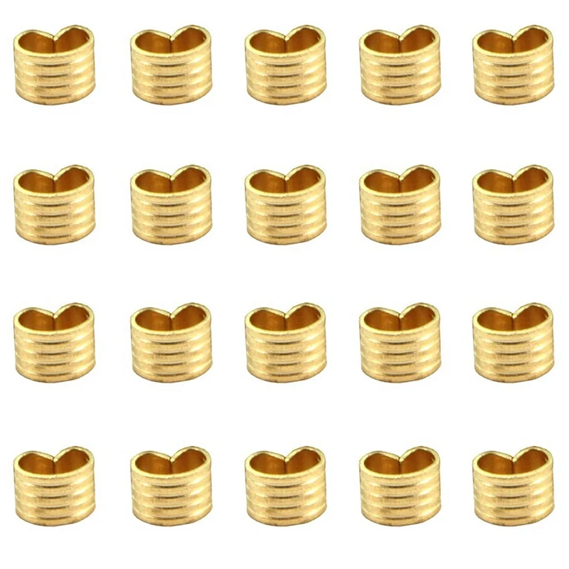 

20Pcs Copper Buckle, Wire Cable Connector, Durable Wire Cable Terminal Lightweight Compact Terminal Accessory