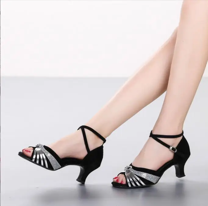 New Platform Heels Chunky Block High Heel Pump Shoes For Women Color matching Sandals Buckle Peep Toe High Heels Ballet shoes