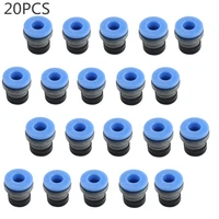20pcs embedded collet clips for extruder and other embeddable tube ptfe tube blue collet clips