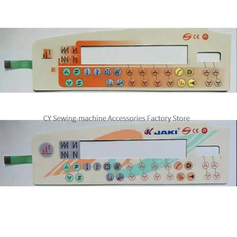 

Gaolin Jaki Qiujing Wolong Sticker Operation Panel Sheet Film Membrane Button Switch Paper Sticker Industrial Sewing Machine
