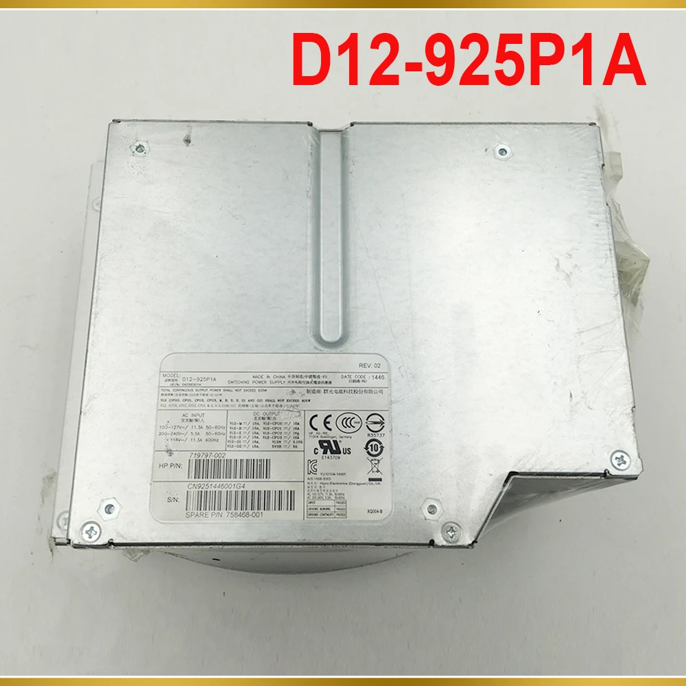 Для блока питания рабочей станции HP Z640 WS 719797 -002 758468 -001 925 Вт D12-925P1A