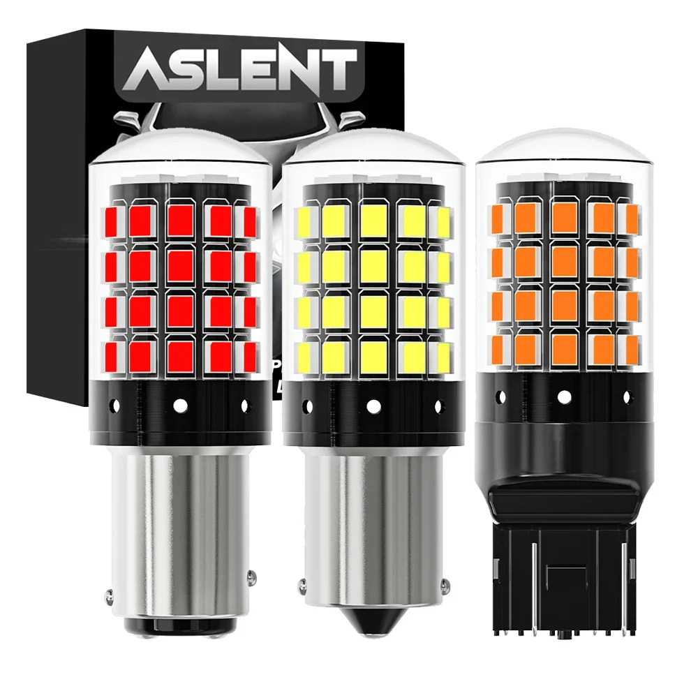 

2x 1156 BA15S P21W BAU15S PY21W 1157 P21/5W BAY15D 7443 7440 Светодиодные лампы 2835 54smd CanBus для указателя поворота заднего заднего фонаря