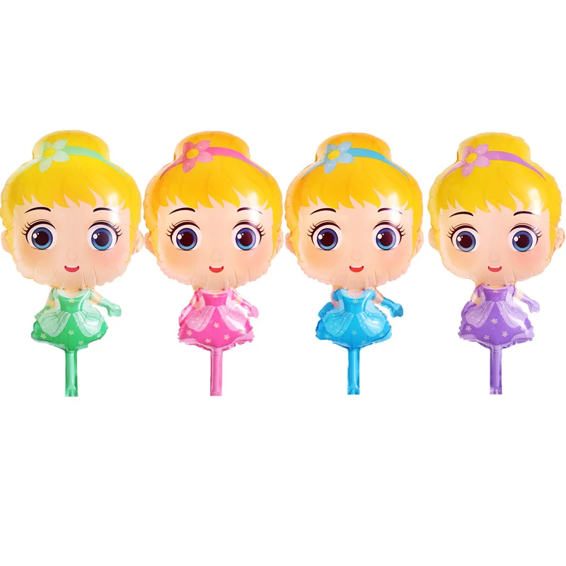 

4 шт., декоративные гелиевые шары для девочек