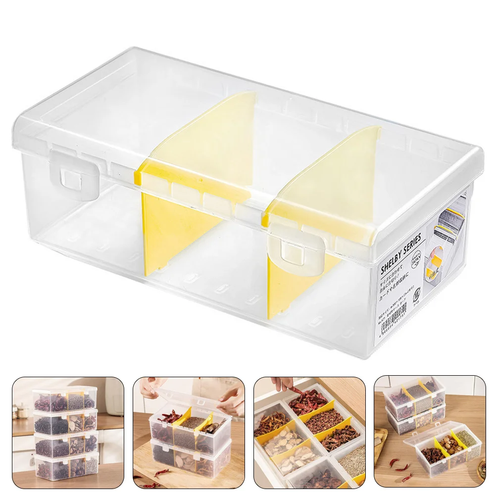 

Stackable Box Clear Seasoning Box Fresh Keep Box Reusable Box For Kitchen