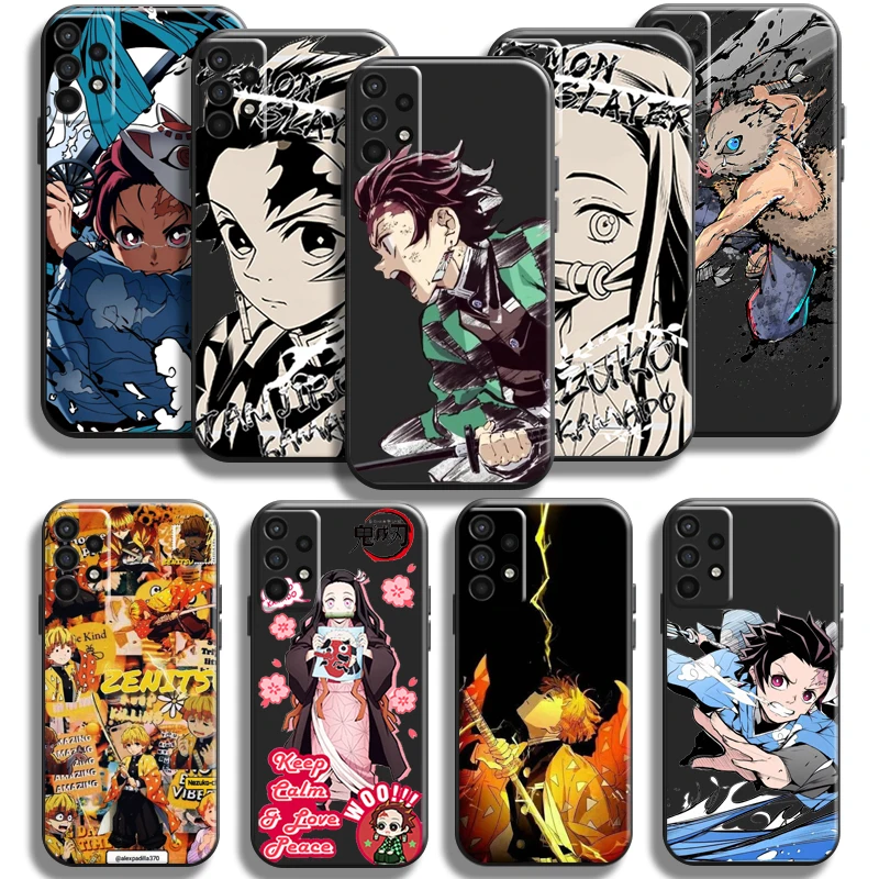 

Demon Slayer Kamado Nezuko Phone Case For Samsung Galaxy A11 A12 A21 A21S A22 A30 A31 A32 A50 A51 A52 A70 A71 A72 5G Coque