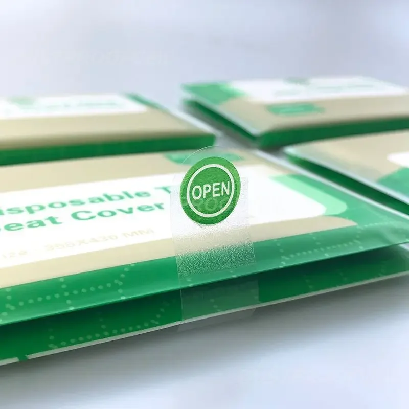 1 ~ 10 шт. в упаковке = одноразовые бумажные чехлы на сиденья для унитаза