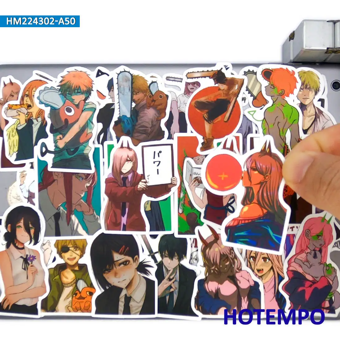 

20/30/50Pieces Anime Demon Man Funny Cartoon Stickers for Luggage Motorcycle Bike Skateboard Helmet Guitar Phone Laptop Sticker