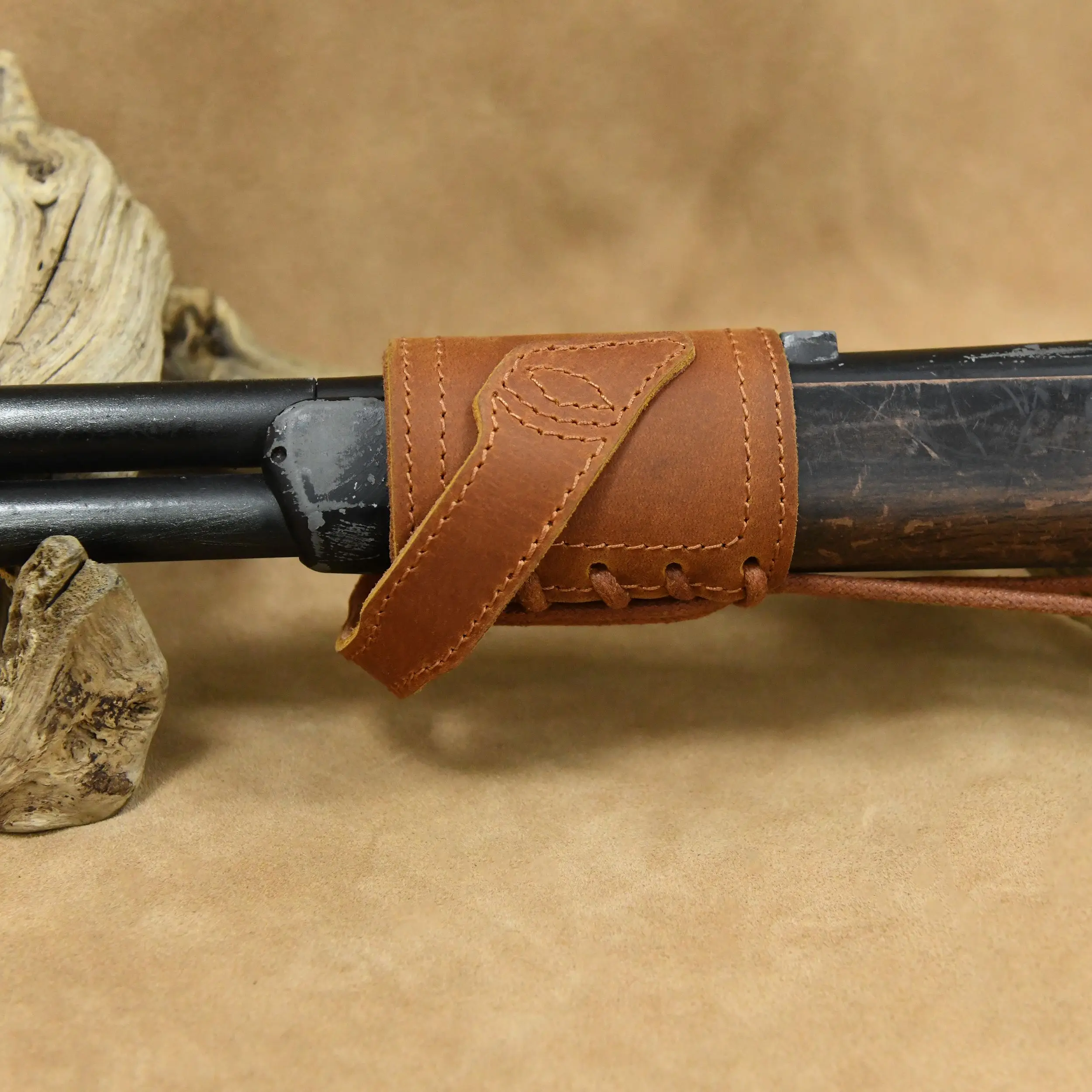 Кожаное крепление для пистолета WAYNE'S DOG ремня без сверла винтовки не требуется