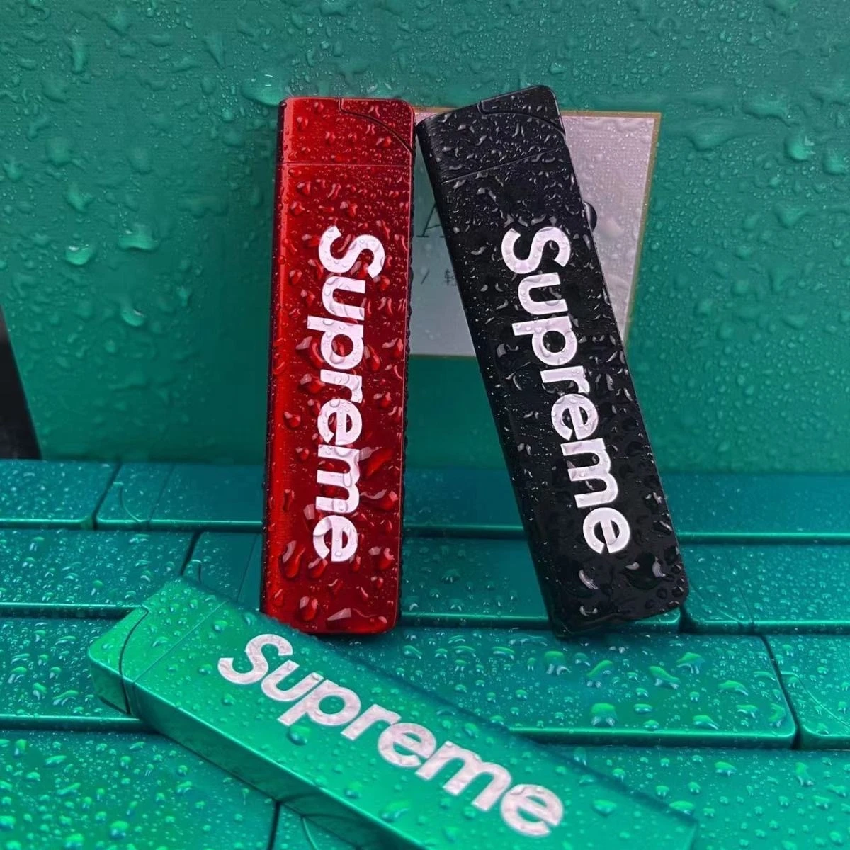 

Ветрозащитная металлическая зажигалка Superprime, зажигалка с черным и зеленым пламенем, мужские гаджеты, аксессуары для сигар, зажигалки