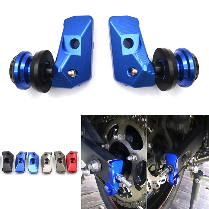Фото Для Yamaha YZF-R25 YZFR25 13-18 YZF-R3 YZFR3 YZF R3 R25 ABS MT 03 25 MT03 MT25 защита блоков регулировки задней оси шпинделя цепи №1
