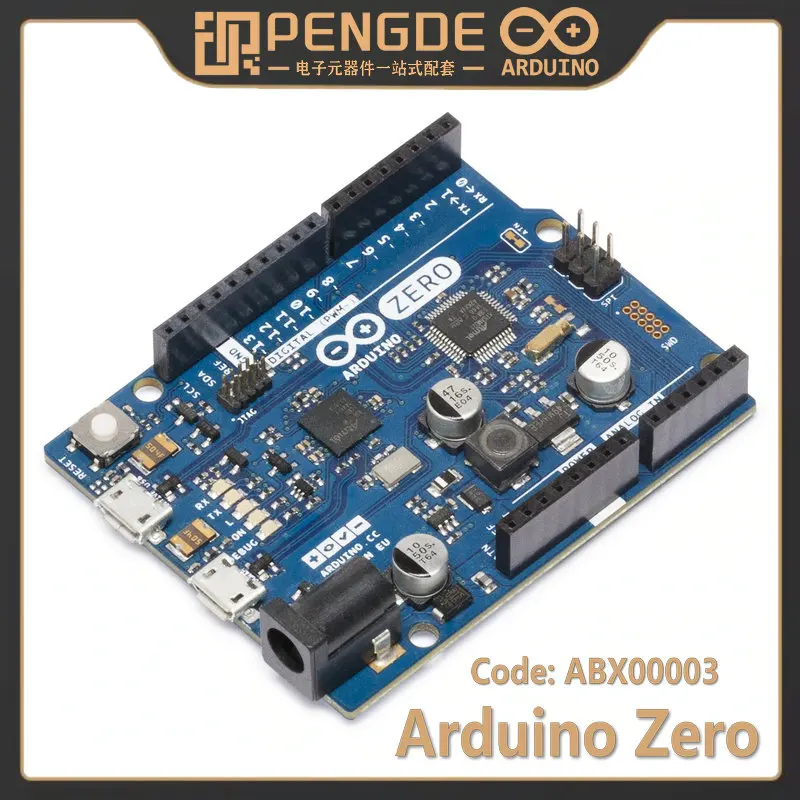 

Пятно Arduino Zero ABX00003 ATSAMD21G18B 32-битная архитектура (макетная плата M0