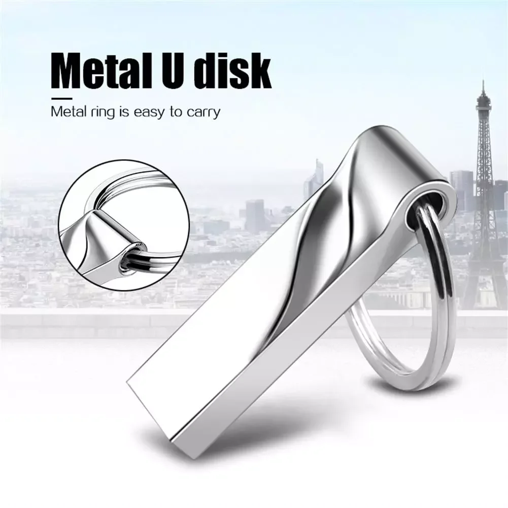 

Waterproof Metal Usb 2.0 Flash Drive Memory Disk High-speed Data Transmission Large Storage Capacity Data Storage Disk U Disk