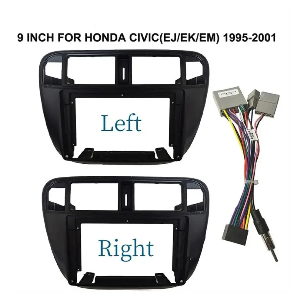 9-дюймовый автомобильный адаптер для приборной панели Honda Civic EJ/EK/EM Rebon 1995-2001