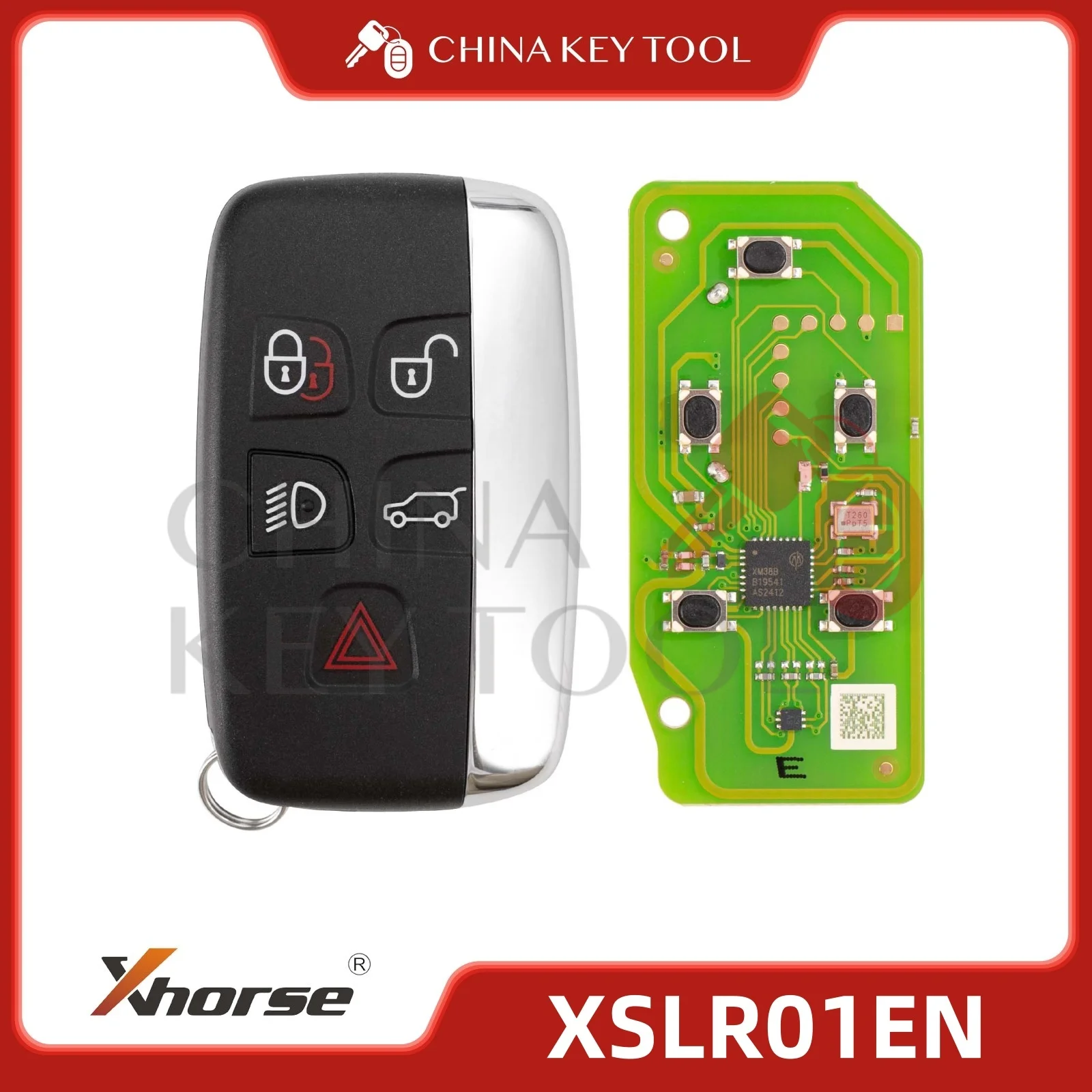 

Xhorse для Land Rover Type XM38 Smart Key Новое добавление 8A 4D XSLR01EN
