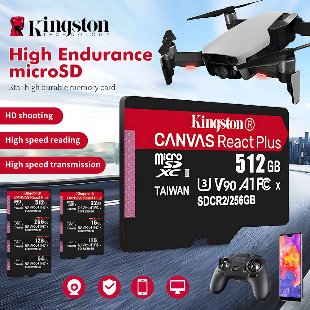 

Original Micro SD Card sd memoria carte 32GB 64GB 128GB 256GB C10 UHS-I High Speed 100MB/s Microsd TF Card Memory Card