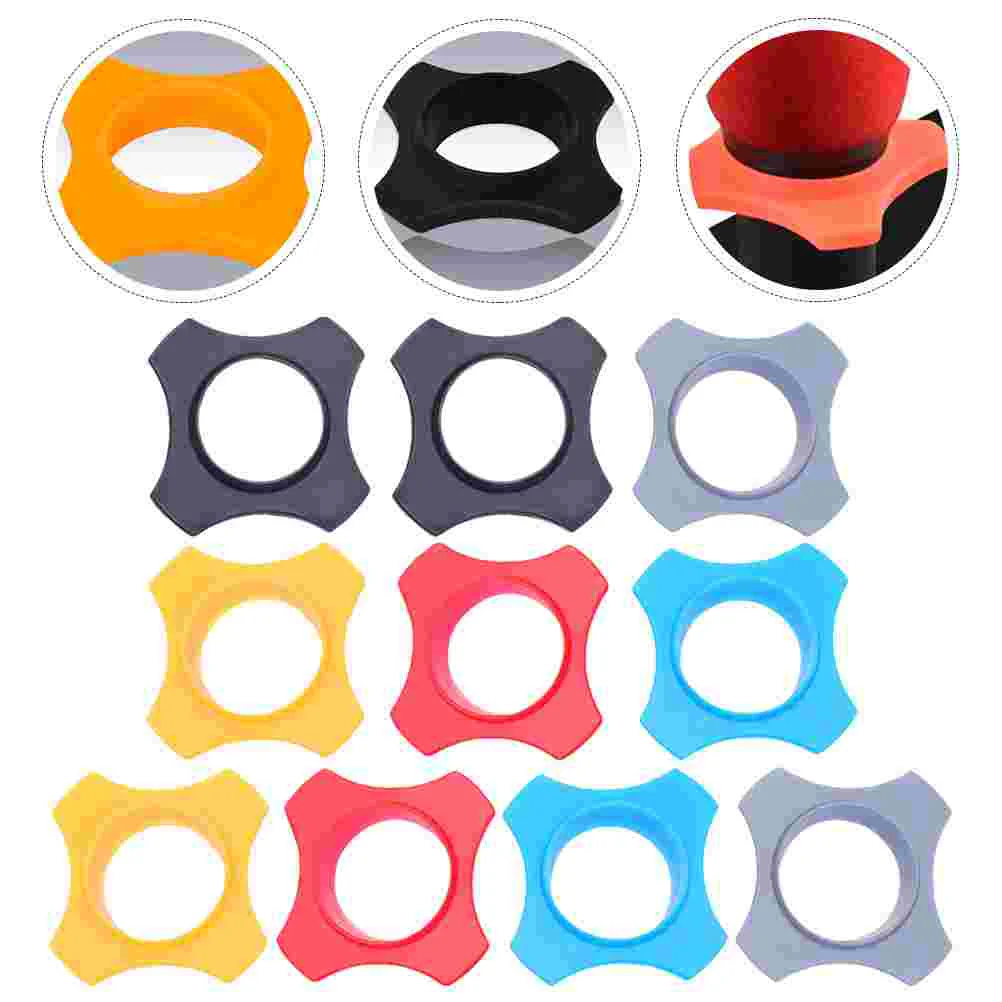 

10 Pcs Microphone Non-slip Cover Wireless Anti Drop Ring Handheld Rolling Falling Rubber