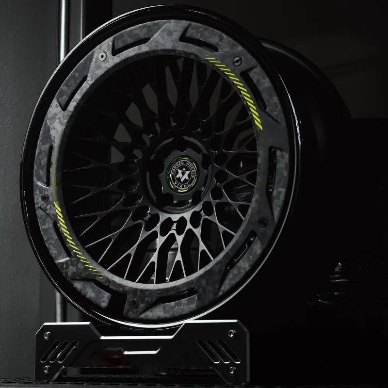 Фото Колесные диски Viaol 18 19 20 21 22 из алюминиевого сплава Aero Forged Carbon Fiber 5x120 5x114.3 5x112 для легковых автомобилей, подходят для G30 F30 RS6 №1