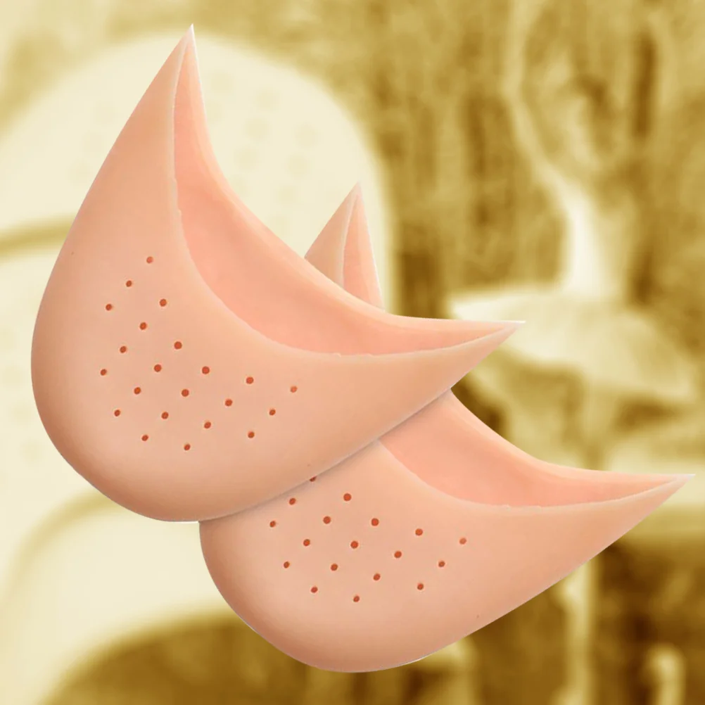 

Toe Pads Dance Pointe Covers Shoeshoes Pad Socks Silicone Balletsock Dot Noncorrective Invisible Pouchprotector Topper High