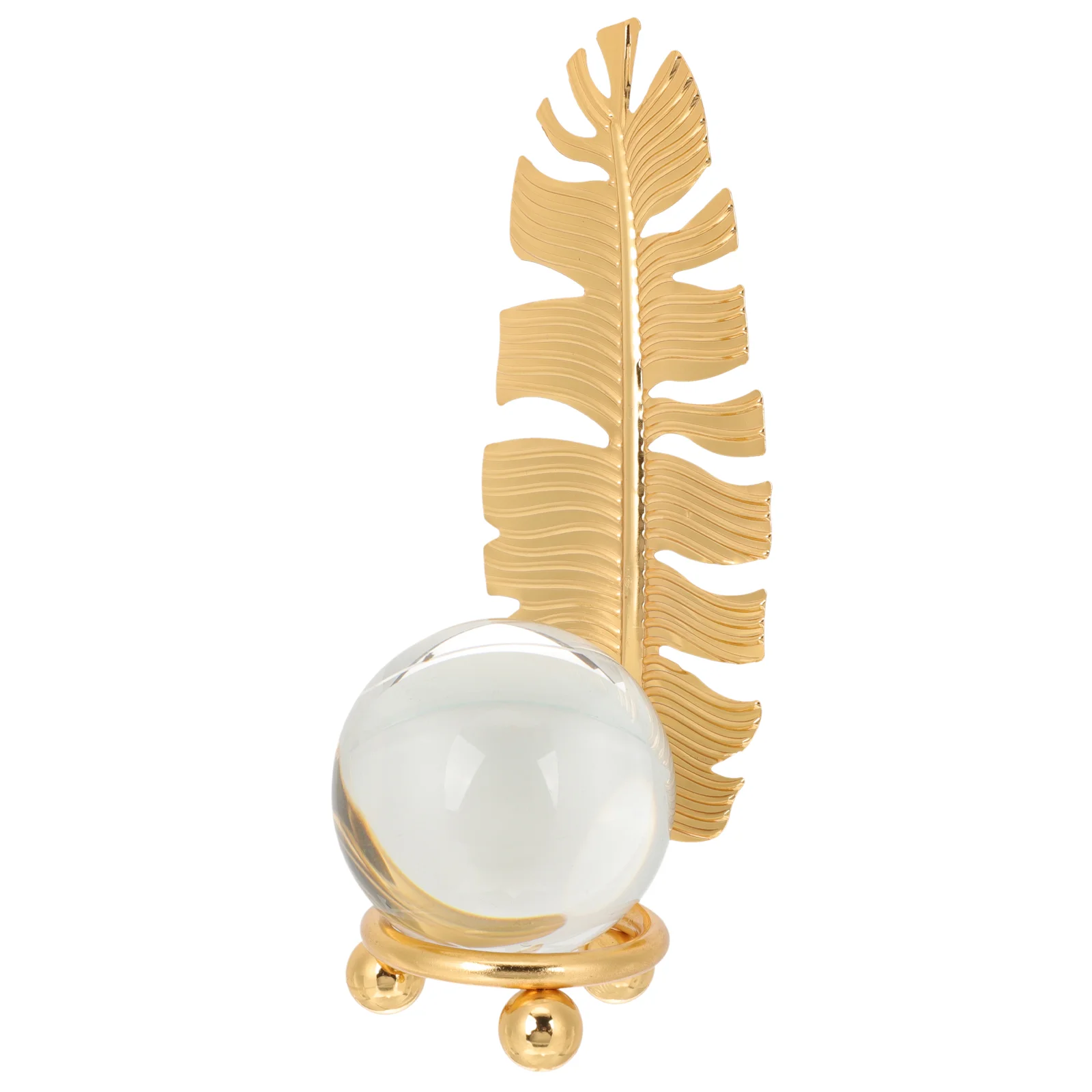 

Stand Crystal Base Sphere Display Globedecoration Decorative Tripod Glass Crystals Iron Holder Metal Clearhome Desktop Adornment