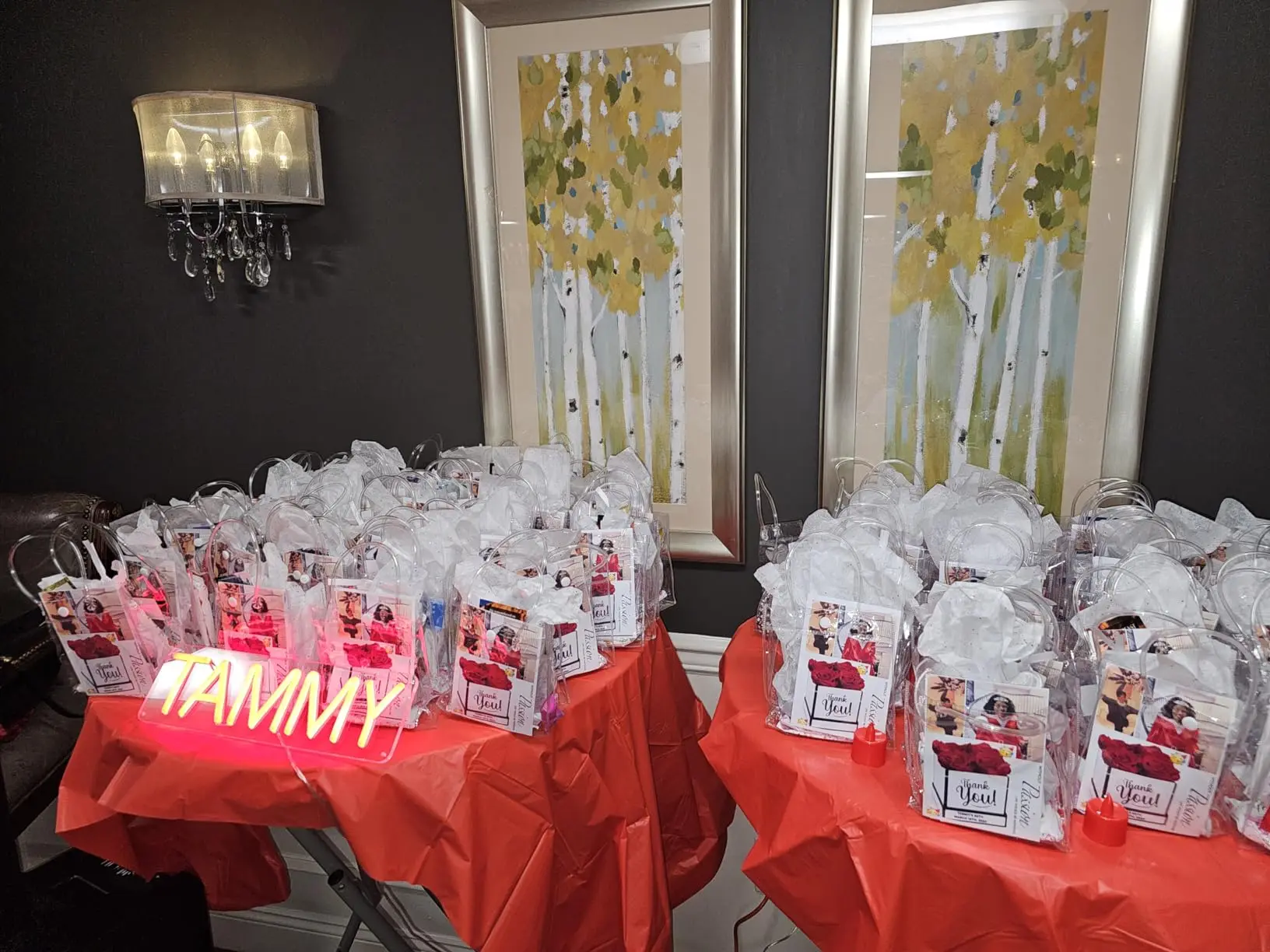 10 шт. прозрачный пластиковый подарочный пакет с ручкой праздничный многоразовая