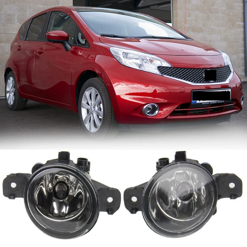 

1 Pair Front Fog Lights Lamps for Nissan Juke X-Trail Almera Micra Murano NV400 Micra Teana