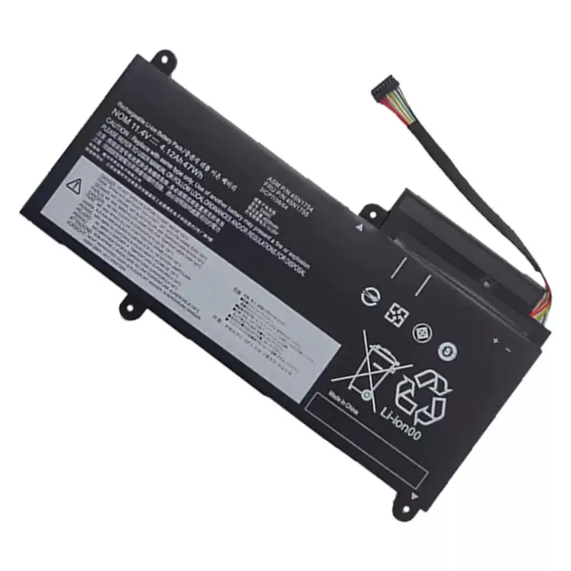 Фото Аккумулятор для ноутбуков Lenovo ThinkPad E450 E450C E455 E460 E460C, совместимый с 45N1752 45N1753 45N1754 45N1755 45N1756 45N1757, 11.4В 47Втч №2