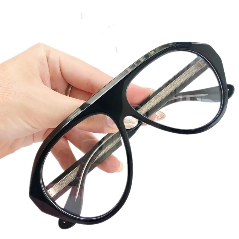 

Luxury Unisex Pilot Big Frame for Sunglasses Noriginl Case Imported Acetates Avai Goggles Fullrim 60-13-150 for Prescri