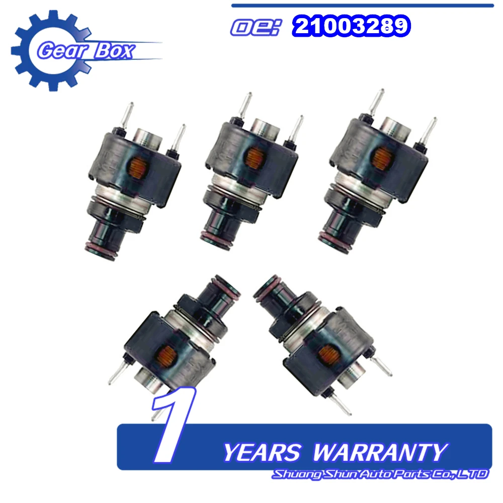 

Automotive Parts Transmission Shift Solenoid 5 Pcs 50059 21003289 for TAAT Trans 3rd Design 93-ON Saturn