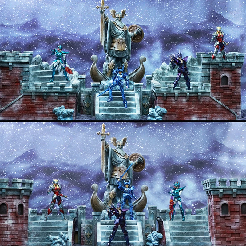 Фото JacksDo Saint Seiya Myth Cloth EX Odin/Oden Asgard/God Warrior 40 см/15,75 дюйма, декоративная статуя Диона, статуя из смолы в наличии №2