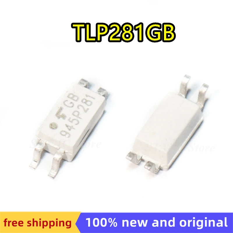 

TLP281GB SOP-4 фотоэлектрический соединитель, новый оригинальный, бесплатная доставка