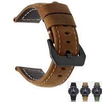 leather nylon band watch strap for casio protrek prw 6600 prg 600650y strap replacement band casio accessories