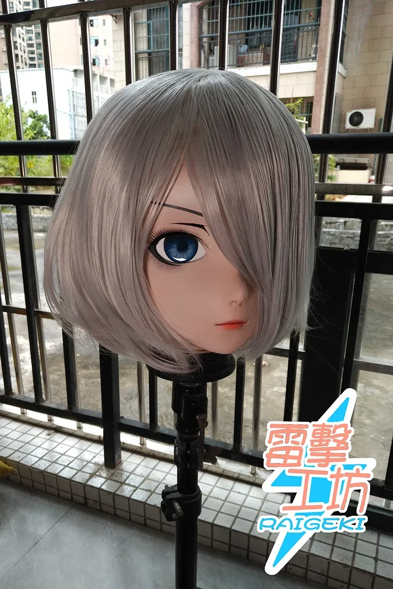 (RAIGEKI MAKS 19) Смола 3/4 Голова Женщина/Девушка Кигуруми Аниме Косплей Маски Crossdress