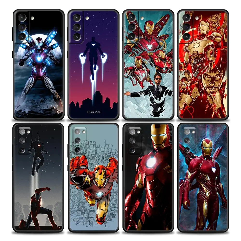 

Marvel Iron Man Phone Case for Samsung Galaxy S7 S8 S9 S10e S21 S20 Fe Plus Ultra 5G Soft Silicone