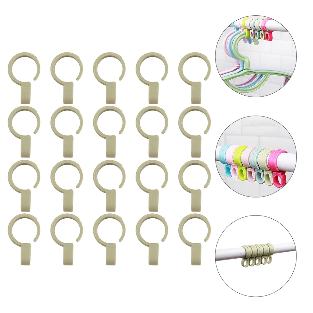

100Pcs Plastic Clothes Drying Rack Buckles Fixing Buckles Non-Slip Fixed Button