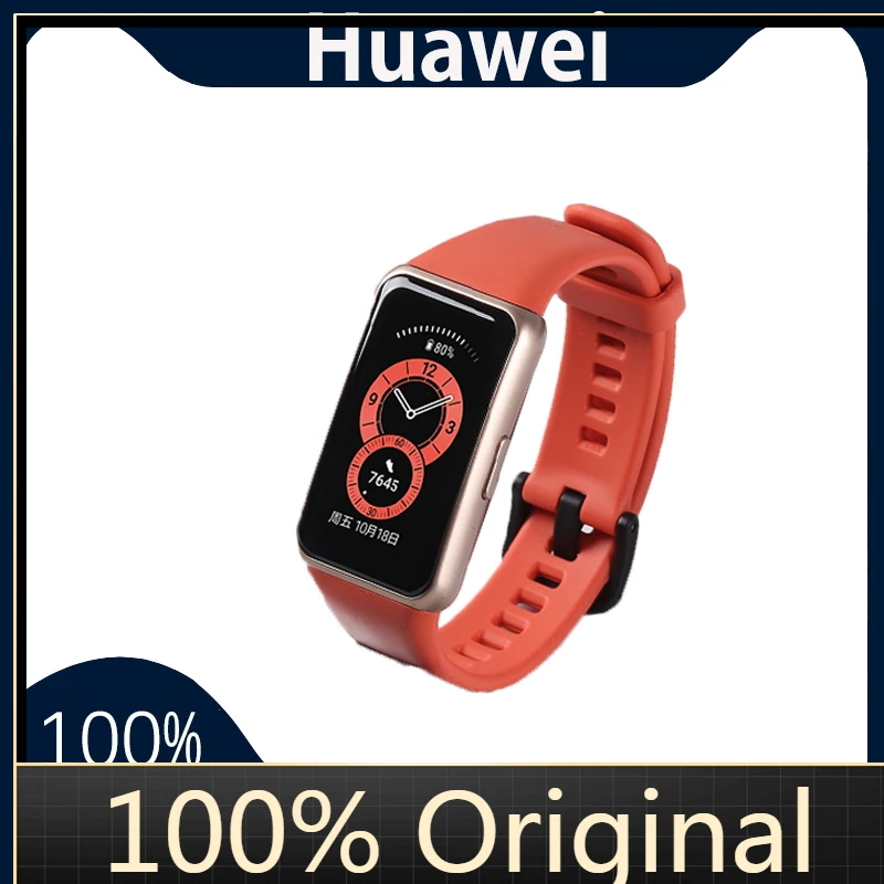 

Умные часы Huawei Band 6, круглосуточный мониторинг насыщенности крови кислородом, 2 недели работы от батареи, быстрая зарядка, мониторинг сердеч...