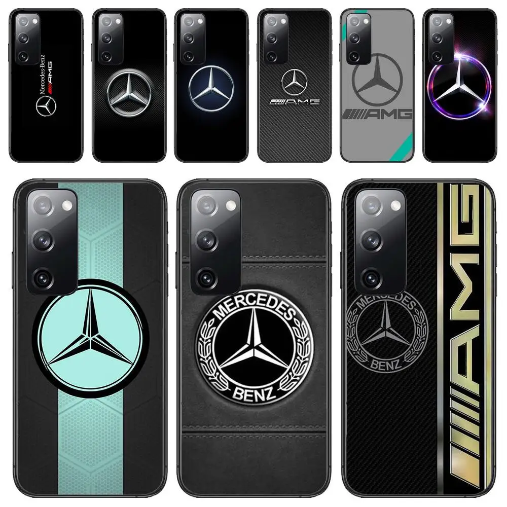 Mercedes Benz Car Phone Case for Samsung Galaxy S23 S21 S10 S30 S20 S22 S8 S9 S30 Pro Plus Ultra Fe Design New Black Phone Cover
