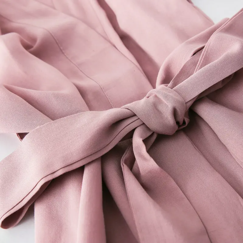 YUXINBRIDAL Cotton Bridesmaid Lace Robes With Trim Women Wedding Bridal Robe Short robes 002