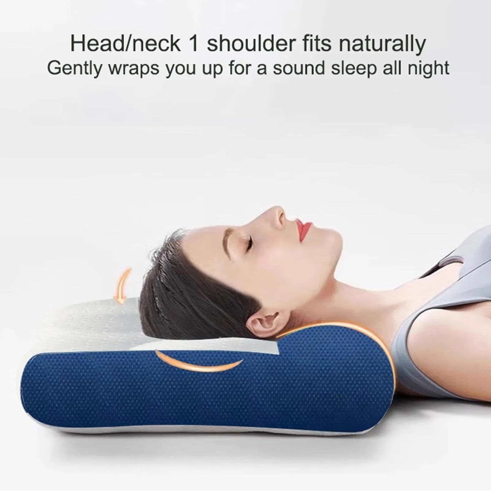 Ортопедическая подушка для шеи сна эргономичная противоскользящая облегчение