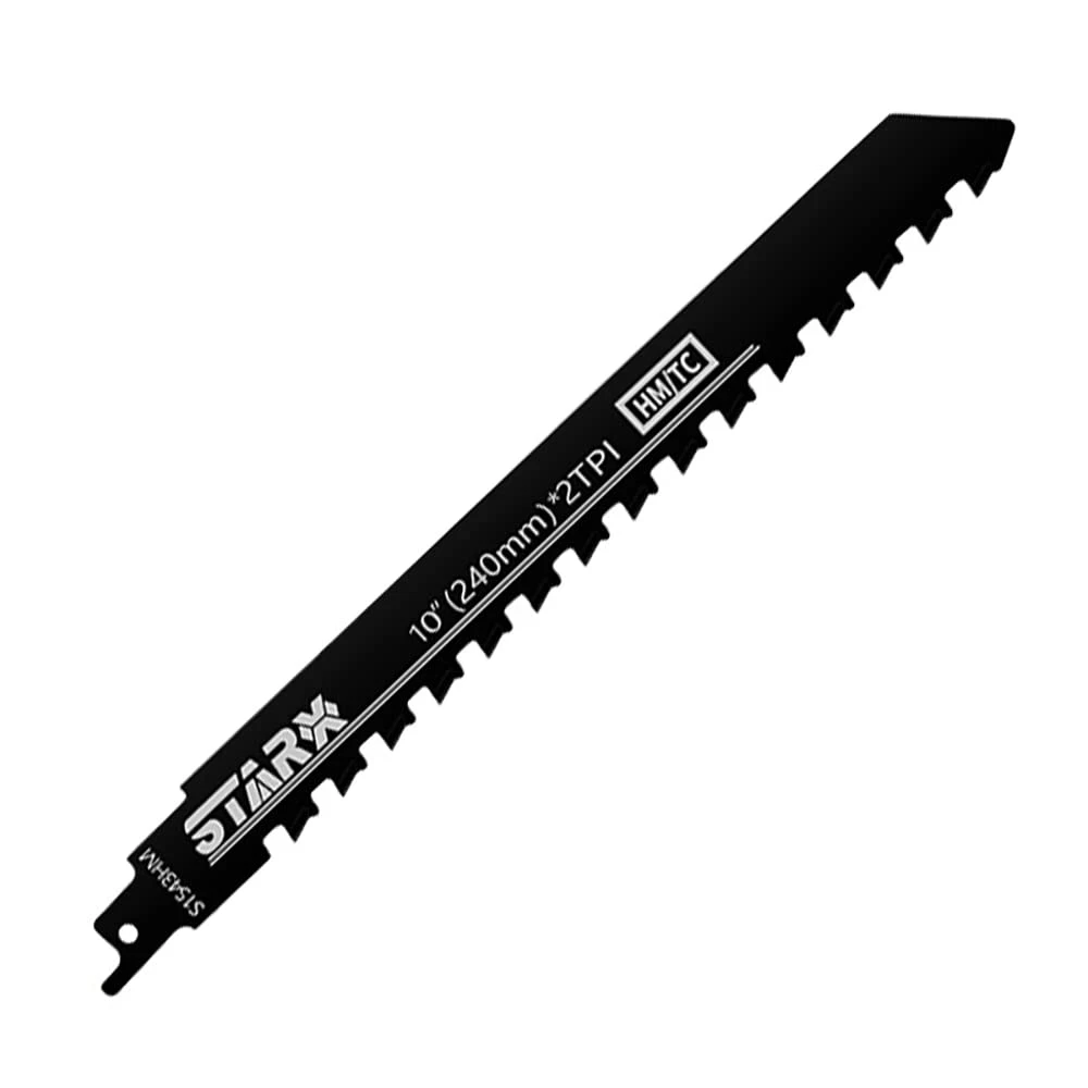 

Reciprocating Saw Blade Carbide Tungsten Carbide for Cutting Porous Concrete Fibre Cement Brick 240mm/9.45inch