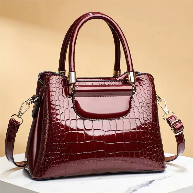 

Luxurious Women Handbag 2023 New Fashion Trend Simple and Generous Foreign Style One-shoulder Cross-body Alligator Bag for Women