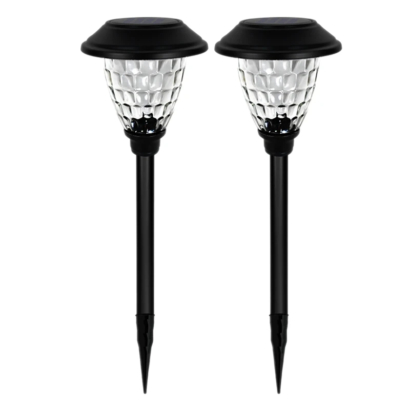 

HOT SALE 2Pack Solar Pathway Lights Outdoor Solar Garden Lights Solar Street Light For Patio Yard Lawn Garden Driveway