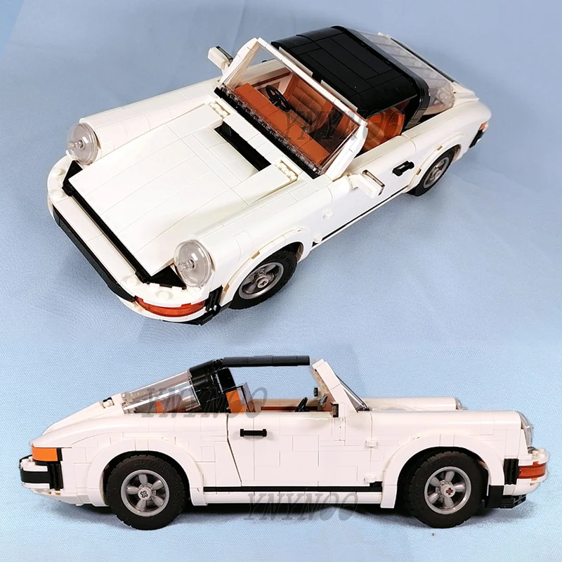 Новинка, 1458 шт., белый супергоночный автомобиль Hypercar, подходит для 10295 Турбо и Targa, технические модели, строительные блоки, детские игрушки, подарки на день рождения